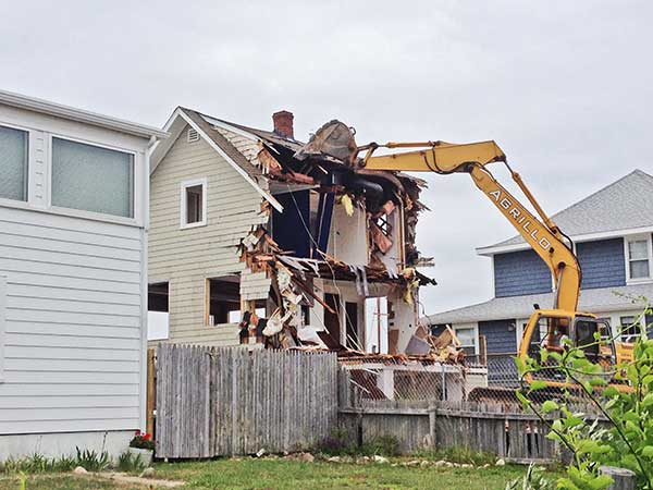 Home site demolition, Falmouth, MA
